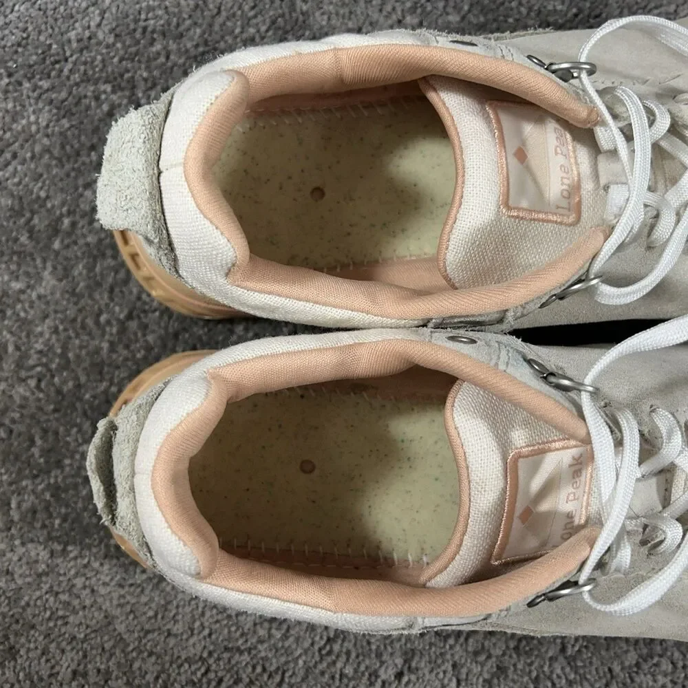 Altra LP Alpine Women's Size 10 Sand Pink Hiking Trail Shoes Used No Insoles